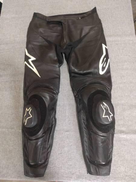 Alpinestars Track Leather Motorcycle riding pants - Mens 34