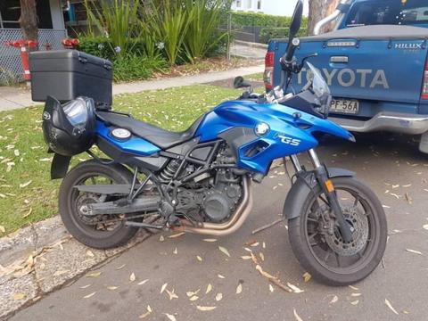 Blue BMW 700GS 11/2014 model. Must GO!