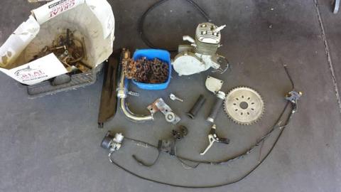 motorised bike engine and bits