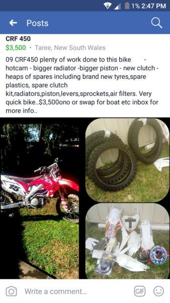 CRF 450 for sale