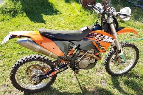 2010 KTM 530 EXC with 570 upgrade