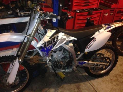 Yz250f unfinished project