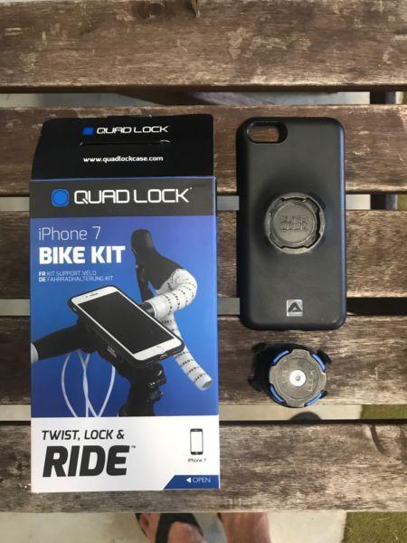 Quad lock for motorbike