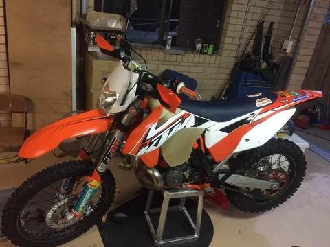 2015 KTM 250 EXC 2 stroke enduro road trail MX dirt bike