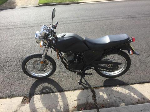 2008 Yamaha Scorpio -cafe racer style. 12 months rego. 8000 kms