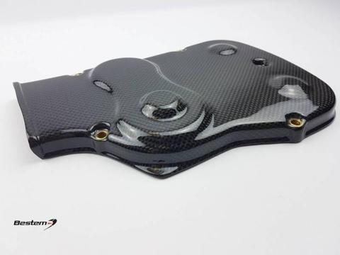 Ducati 749/999 Carbon Fiber Cam Belt Cover With Brass Insert