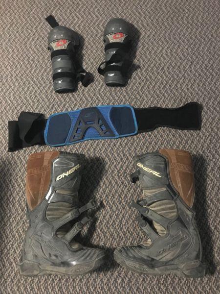 Dirt bike boots oneal riding gear