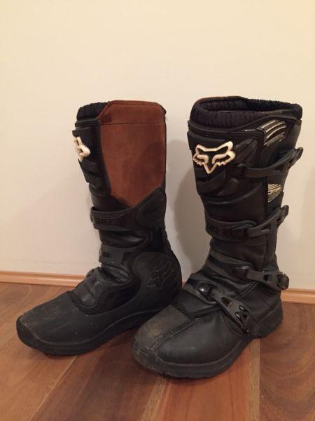 Fox motorbike boots
