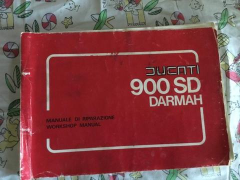 Ducati 900SD Darmah workshop manual