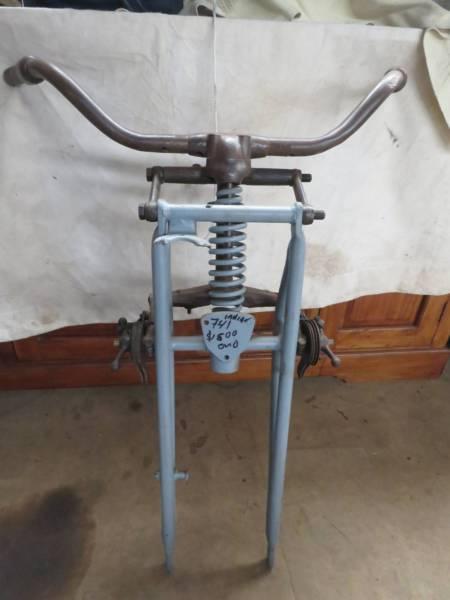 Indian 741 front fork assembly