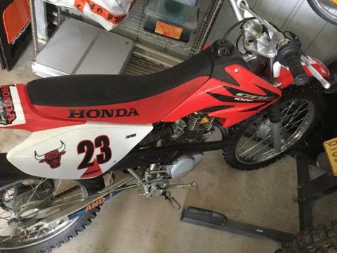 Honda crf100 junior motorbike