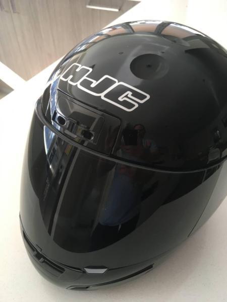HJC CS-12 Motorcycle Helmet - Black (LARGE)