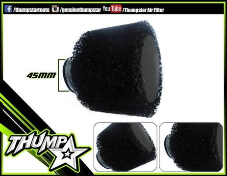 Air Filter 45mm Angled Black | 7004