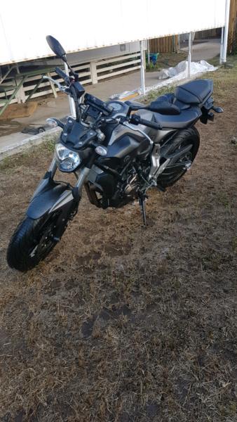 Yamaha MT 07 2016 model (LAMS)