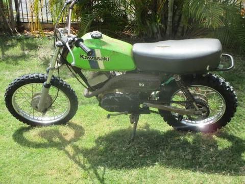 kawasaki KD80 motor bike