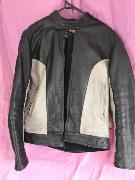 Leather Motorbike jacket -womens