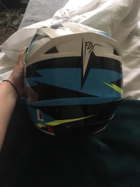 Fox motorbike helmet