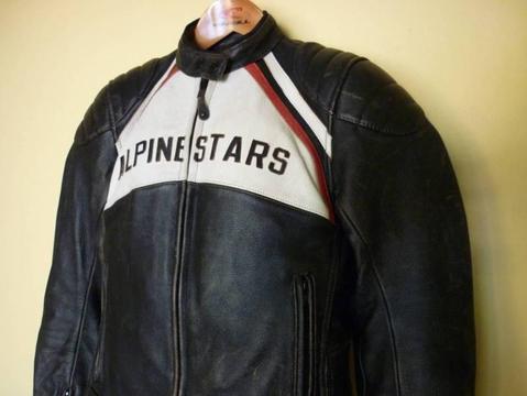 Alpinestars Stella Six-3 distressed leather jacket AS NEW