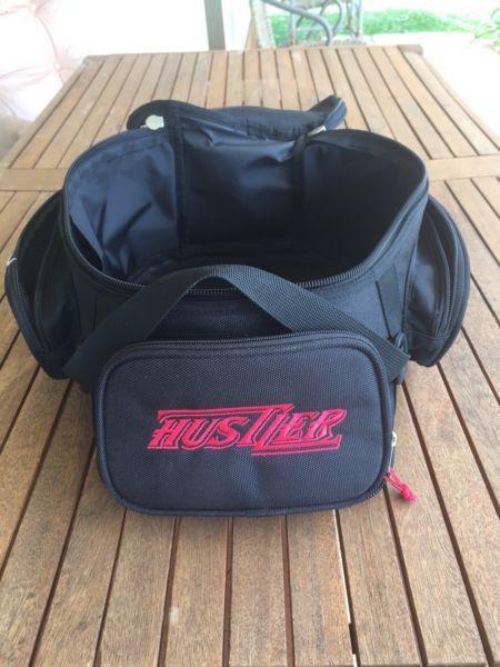 Motorcycle Bag with magnetic side flaps