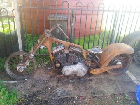 99 Harley Davidson XL1200S custom project suit resto,clear title