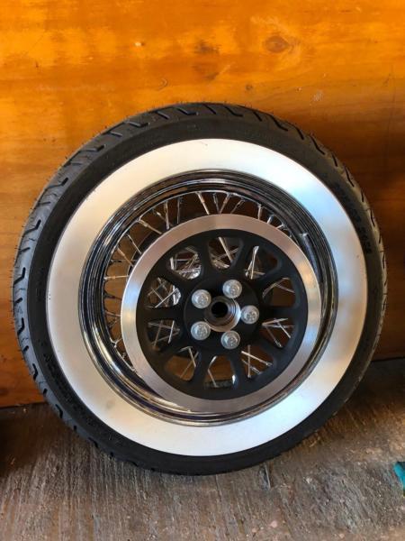 2018 softail deluxe rim and tyre front and rear brand new