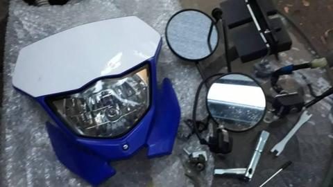 Road ADR headlight and mirrors new, & other parts