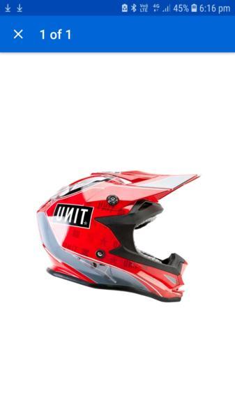Genuine UNIT HELMETS in adults sizes are all $180