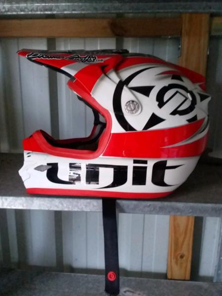 Limited edition Unit dirt bike helmet