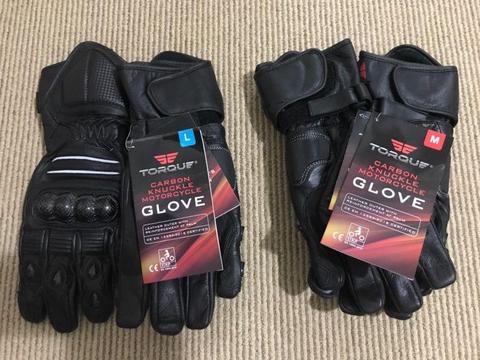 Torque motorcycle gloves brand new