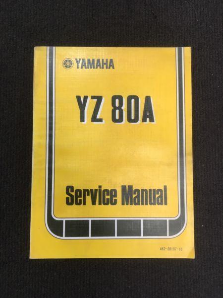 Yamaha yz80 A 1974 service manual $75