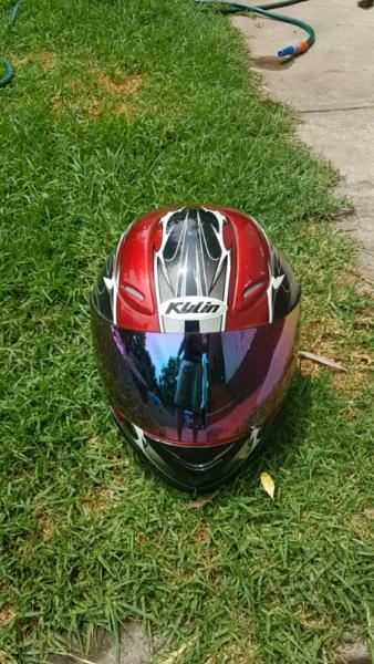 Nylon motorcycle helmet size M