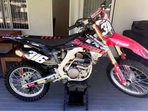 2017 crf250r 5 hours since new