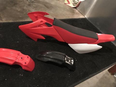 Crf50 plastic and seat $100