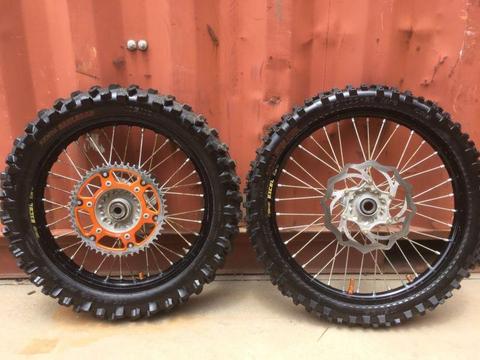 Ktm250 350 450 sxf wheels.$600