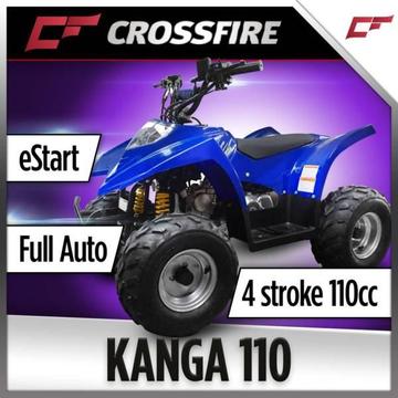 CROSSFIRE KANGA 110CC QUAD BIKE ATV NEW JUST IN FOR CHRISTMAS