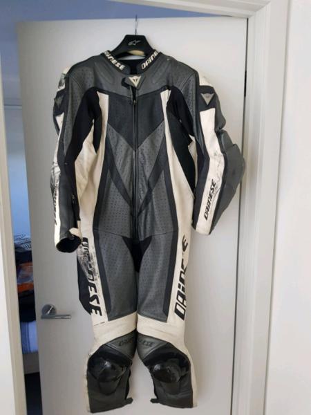 Dainese motorcycle one piece leather race suit
