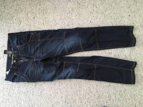 Torque Kevlar Jeans w/ pads. Size S. Excellent condition
