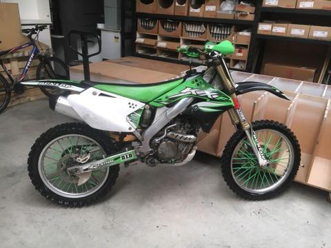 Kawasaki KX250F rebuilt top end