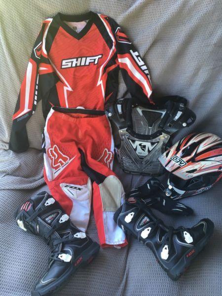 Kids motorcross gear
