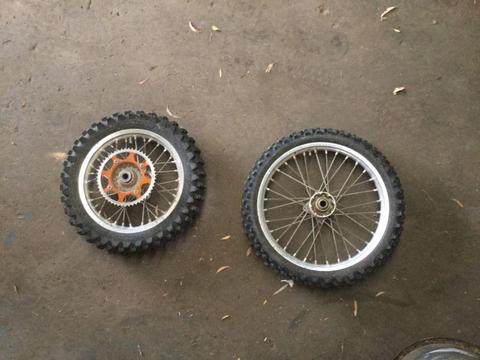 Ktm 85sx small wheels