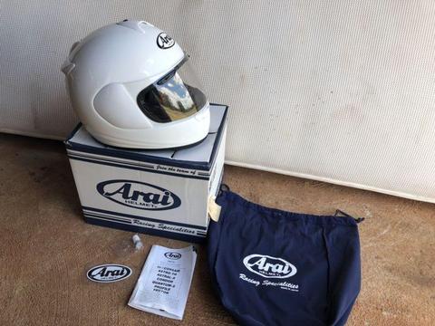 as New Arai Motorcycle Helmet Motorbike Large
