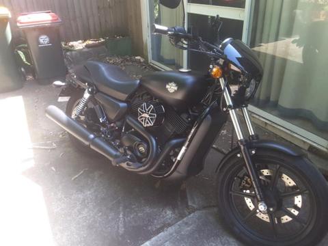 Harley davidson street 500 - 2015. (Lams)