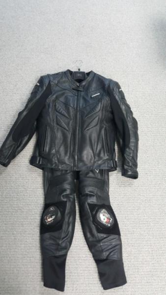 Men's Leather 2 Piece Leather Suit