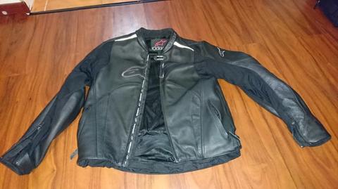 Motorbike leather jacket