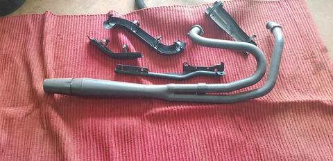 Harley Davidson dyna exhaust thunderheader