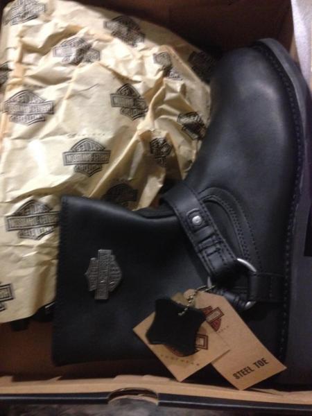 Harley Davidson, Ranger scout boots, black, new in box $180