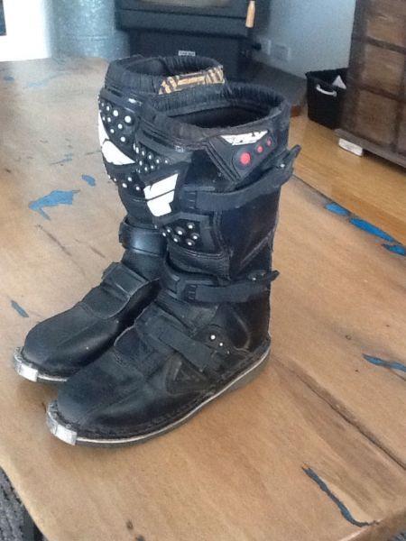 Motor cross boots youth size 2