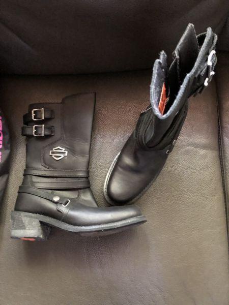 Harley Davidson woman's leather boots