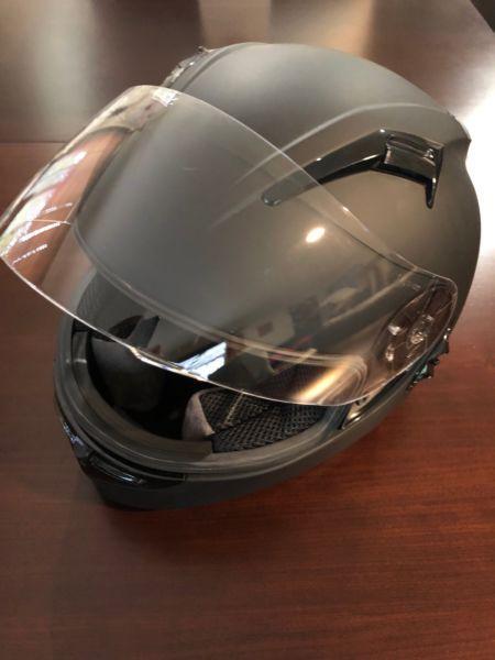 Matt Black Motorcycle Helmet