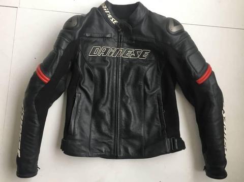 Dainese Women's Leather Motorbike Motorcycle Jacket